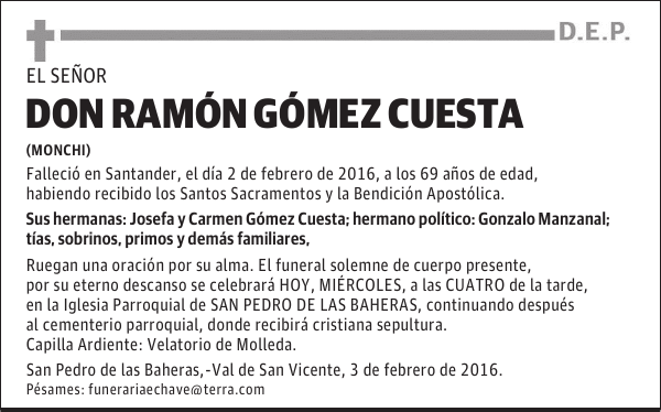 Ramón Gómez Cuesta