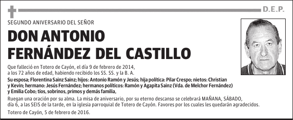 Antonio Fernández del Castillo