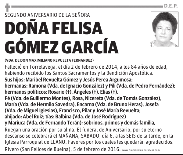 Felisa Gómez García