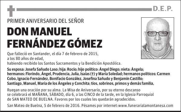 Manuel Fernández Gómez