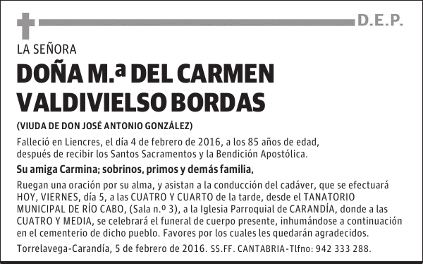 M.ª del Carmen Valdivieso Bordas