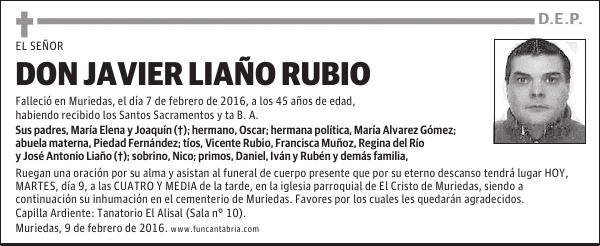 Javier Liaño Rubio