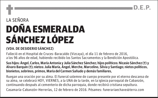 ESMERALDA SÁNCHEZ LÓPEZ