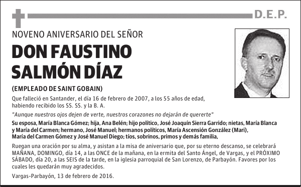 Faustino Salmón Díaz