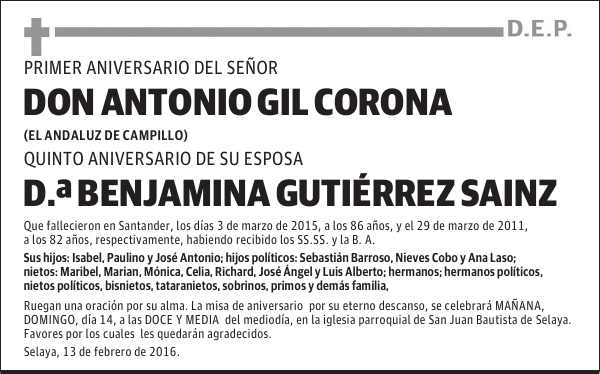 ANTONIO GIL CORONA
