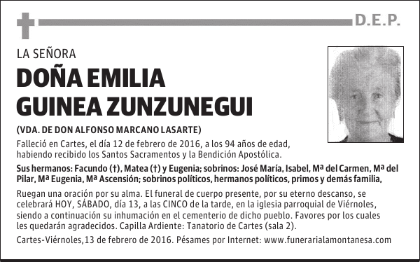 Emilia Guinea Zunzunegui