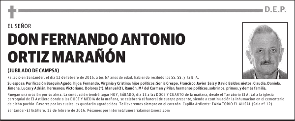 Fernando Antonio Ortíz Marañón