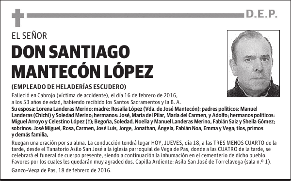 SANTIAGO MANTECÓN LÓPEZ