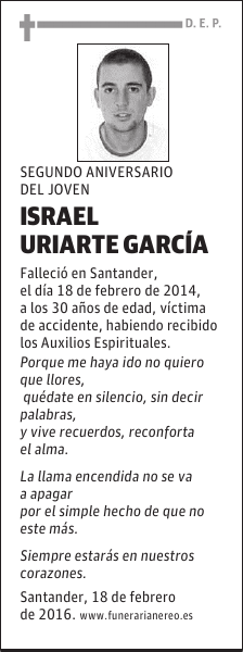 ISRAEL URIARTE GARCÍA