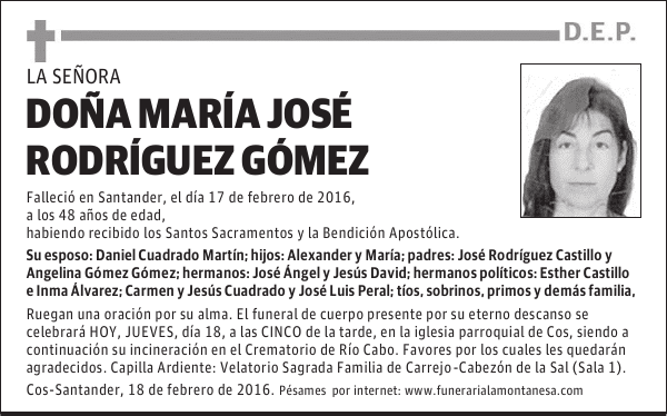María José Rodríguez Gómez