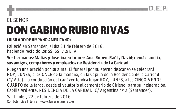 DON GABINO RUBIO RIVAS