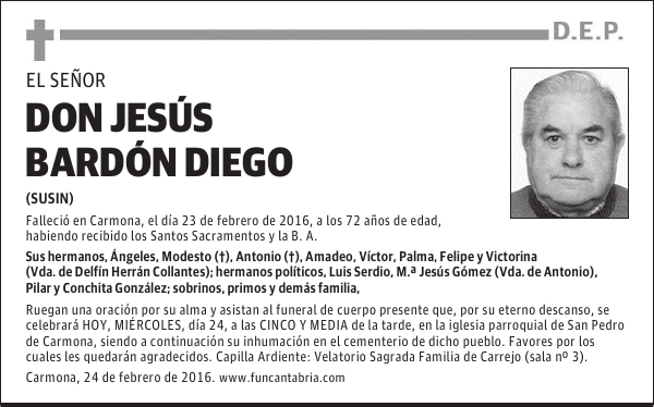 Don Jesús Bardón Diego