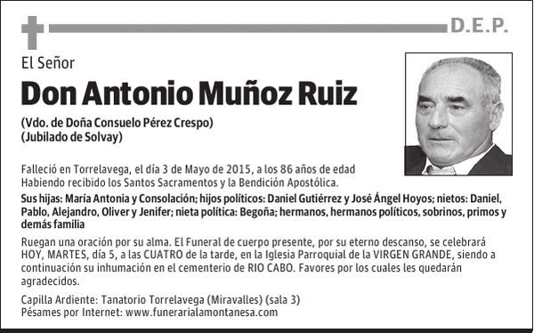 Don Antonio Muñoz Ruiz