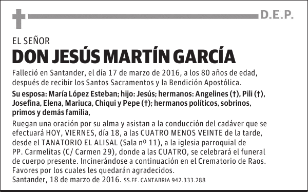 DON JESÚS MARTÍN GARCÍA