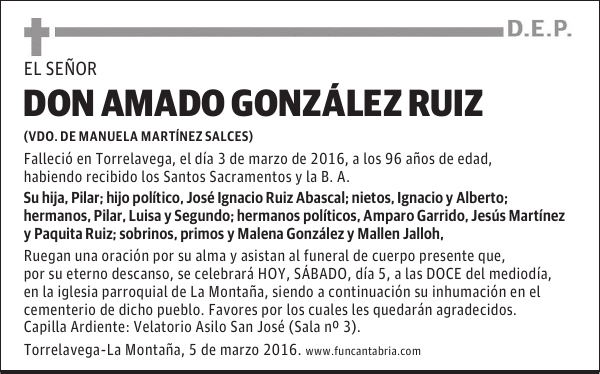 Don Amado González Ruiz