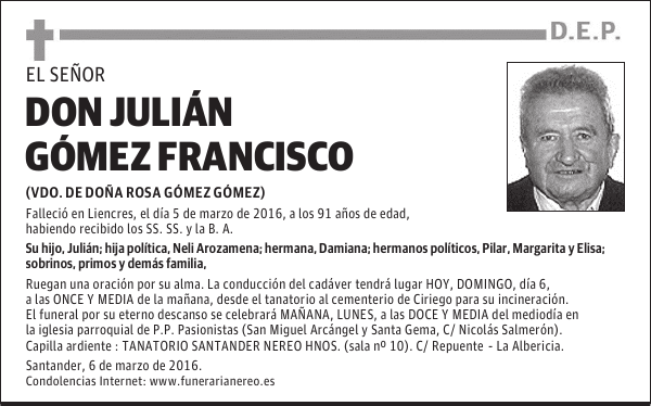 DON JULIÁN GÓMEZ FRANCISCO