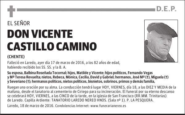 DON VICENTE CASTILLO CAMINO