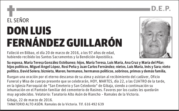 DON LUIS FERNÁNDEZ GUILLARÓN