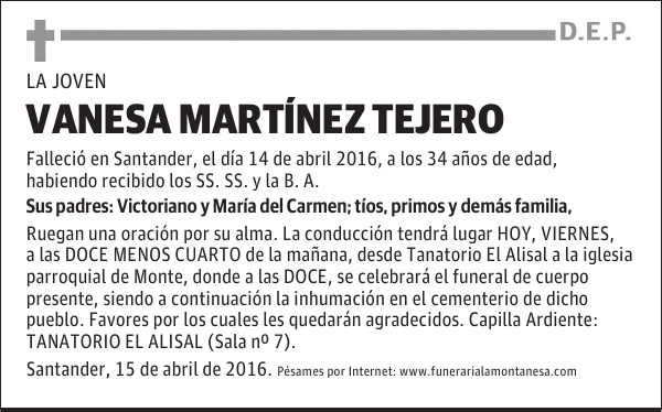 Vanesa Martínez Tejero
