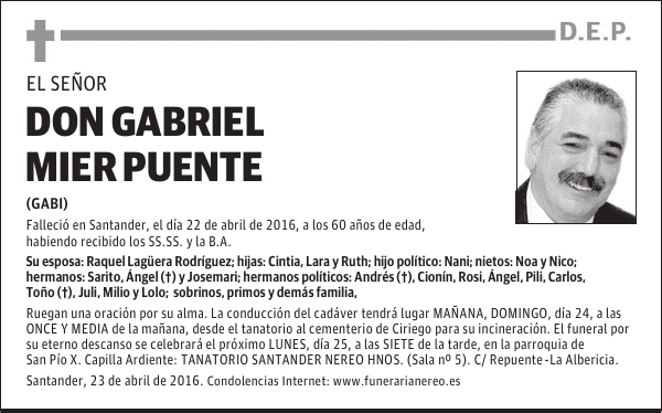DON GABRIEL MIER PUENTE