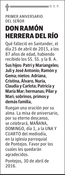 DON Ramón Herrera del Río