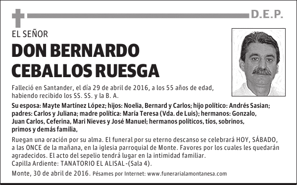 Don Bernardo Ceballos Ruesga