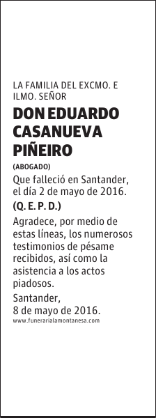 DON EDUARDO CASANUEVA PIÑEIRO