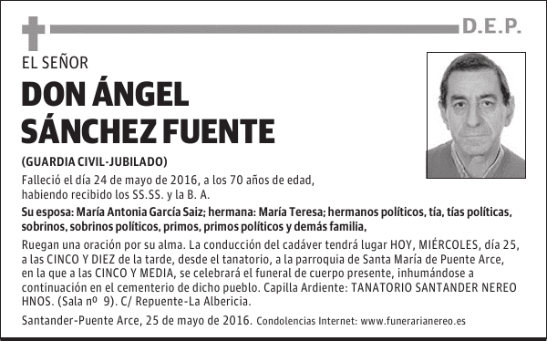 DON ANGEL SANCHEZ FUENTE