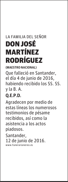 DON JOSÉ MARTÍNEZ RODRÍGUEZ
