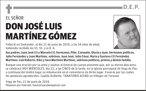 DON JOSÉ LUIS MARTÍNEZ GÓMEZ