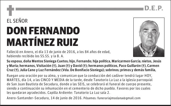 DON FERNANDO MARTÍNEZ RUIZ
