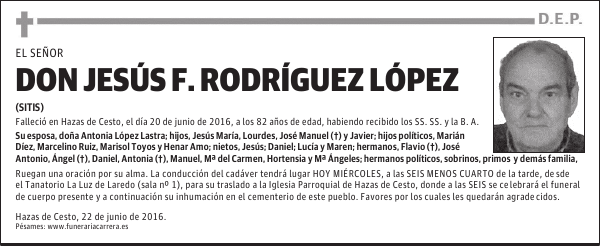 DON JESÚS F. RODRÍGUEZ LÓPEZ