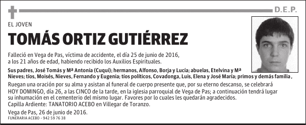 TOMÁS ORTIZ GUTIÉRREZ