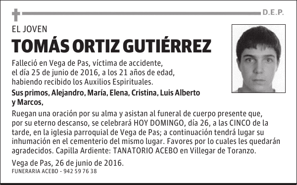 TOMÁS ORTIZ GUTIÉRREZ