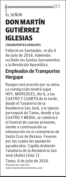 Don Martín Gutiérrez Iglesias