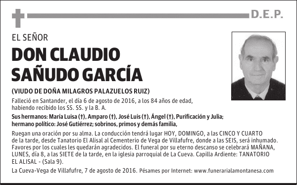 Don Claudio Sañudo García