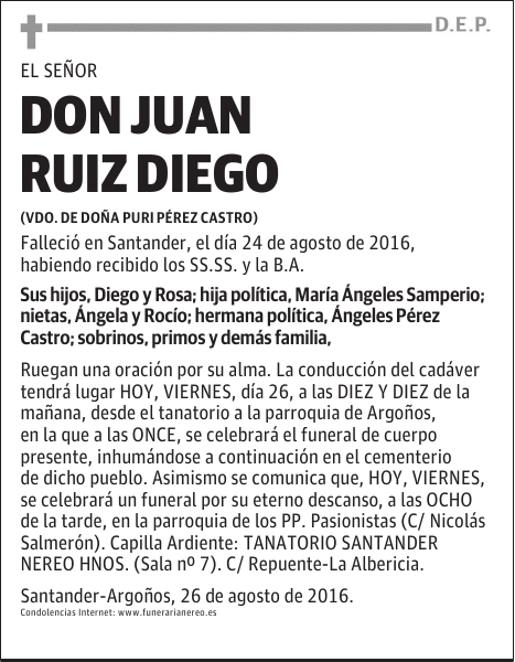 DON JUAN RUIZ DIEGO