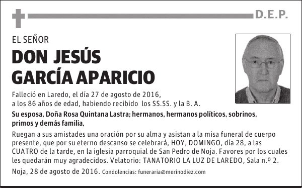 DON JESÚS GARCÍA APARICIO
