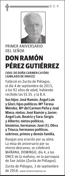 DON RAMON PEREZ GUTIERREZ