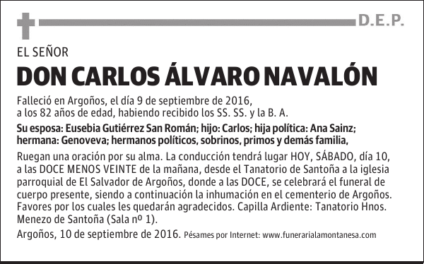 Don Carlos Álvaro Navalón