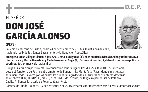 Don José García Alonso