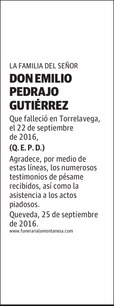 Don Emilio Pedrajo Gutiérrez