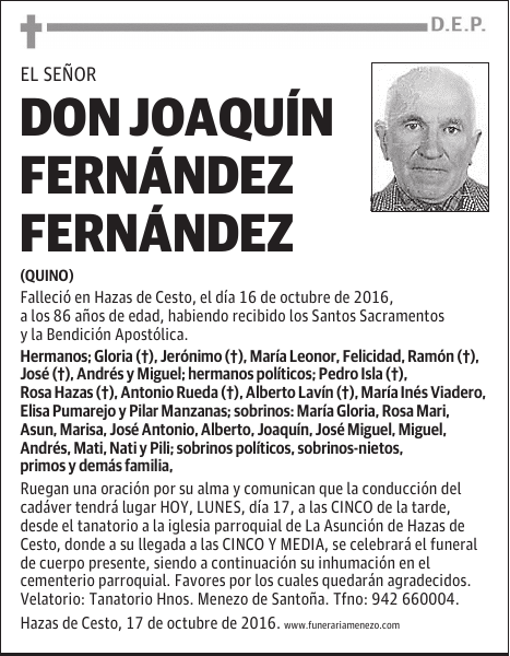 DON JOAQUÍN FERNANDEZ FERNANDEZ