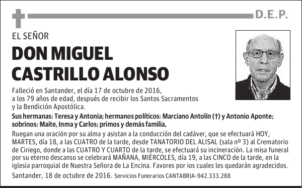 DON MIGUEL CASTRILLO ALONSO