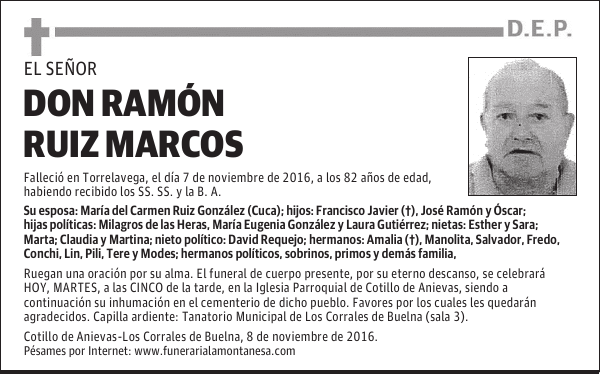 DON RAMÓN RUIZ MARCOS