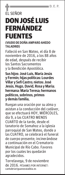 DON JOSÉ LUIS FERNANDEZ FUENTES