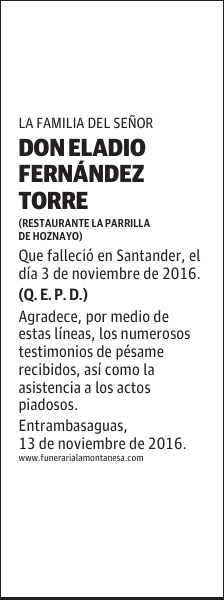 DON ELADIO FERNÁNDEZ TORRE
