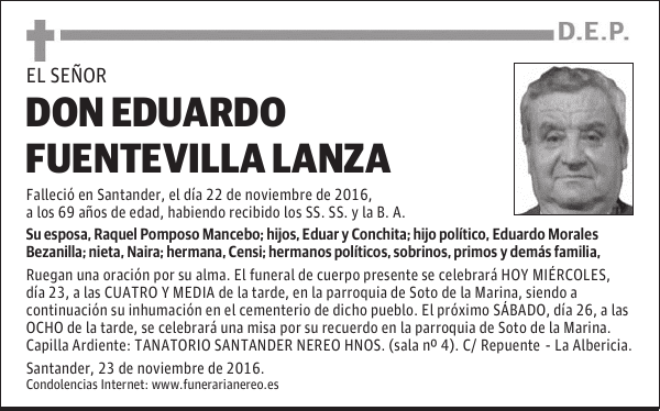 DON EDUARDO FUENTEVILLA LANZA
