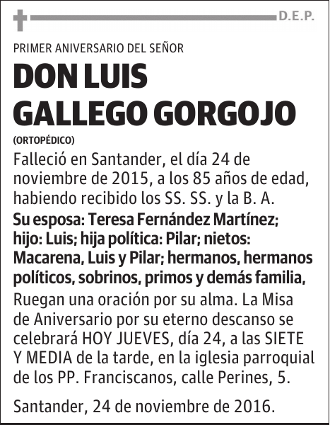 DON LUIS GALLEGO GORGOJO