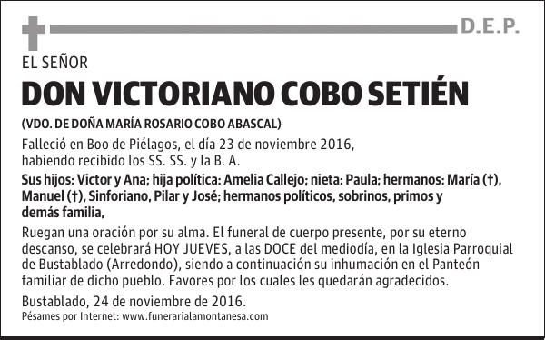 DON VICTORIANO COBO SETIÉN